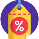 discount,commerce and shopping,price tag,label,tag,signaling,percent,percentage,sales,ticket,shopping store,price label,discount tag